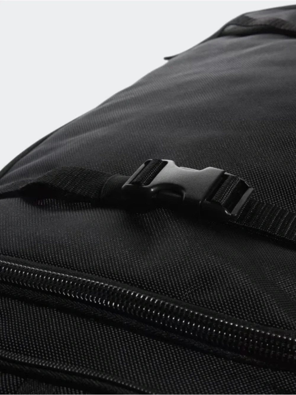 adidas Black Duffel with White Logo